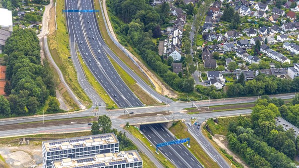 Langfristige Sperrung der A448-Ausfahrt in Bochum-Wiemelhausen