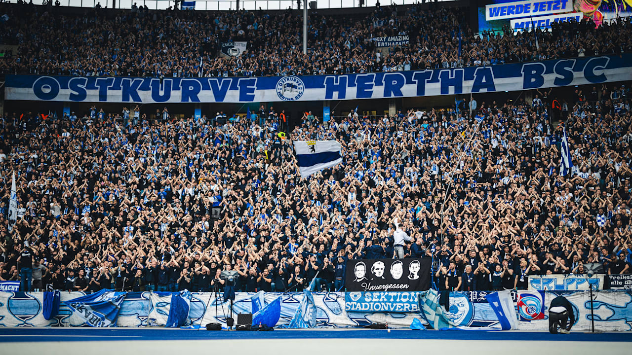 Hertha BSC reagiert auf Fahnenklau: Ostkurve zieht Konsequenzen