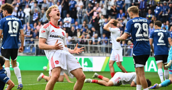 FC Nürnberg verpasst wichtige Punkte gegen Bielefeld