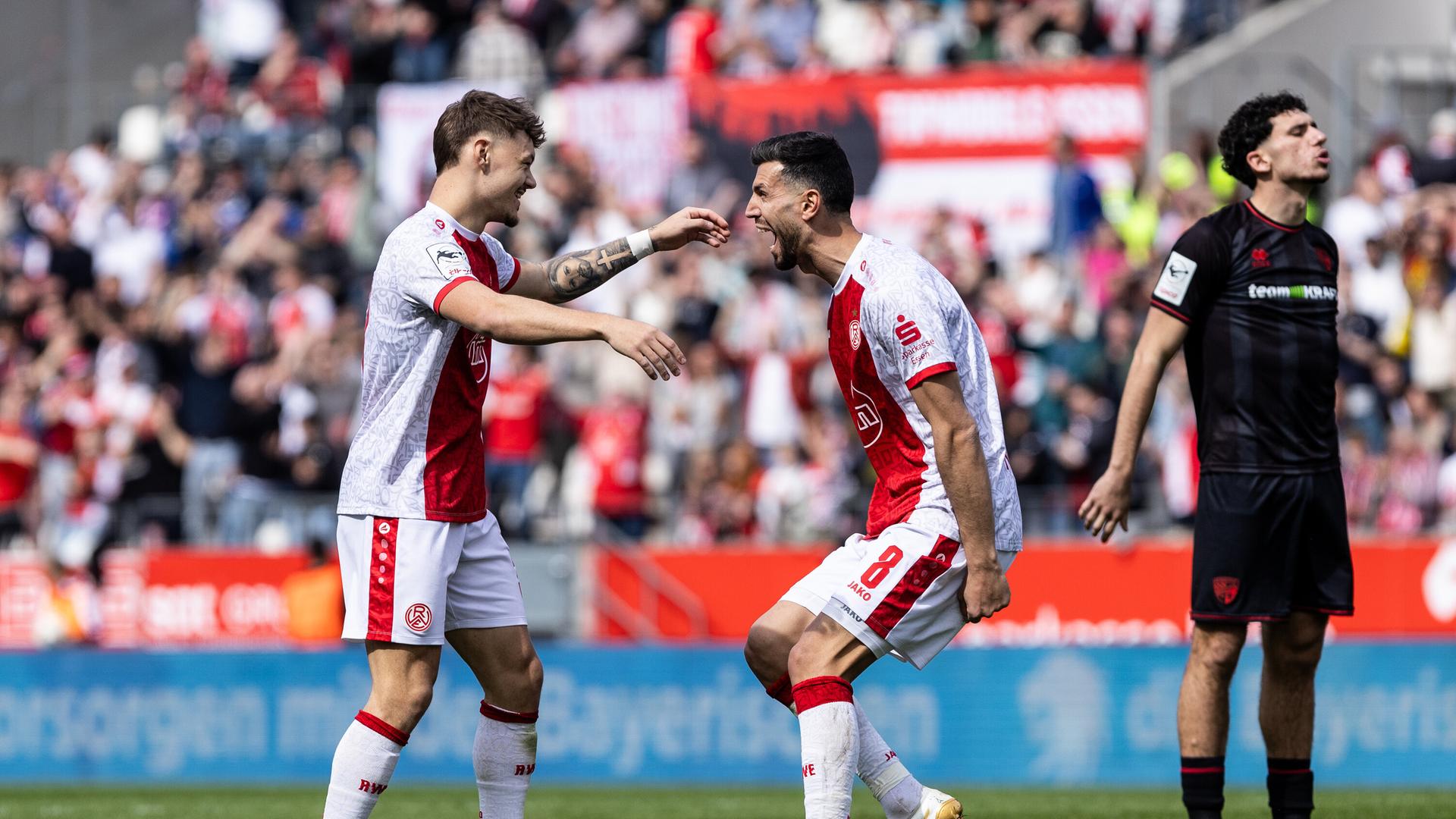 Rot-Weiss Essen: Siebter Sieg in Folge und Platz zwei gefestigt