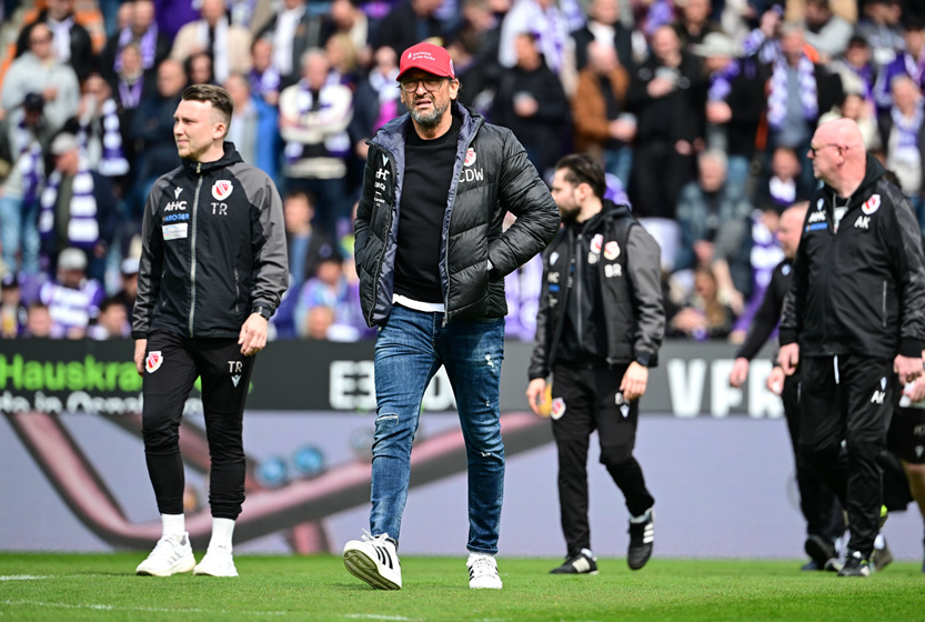 *Frust und Enttäuschung: Wollitz nach Niederlage in Osnabrück*