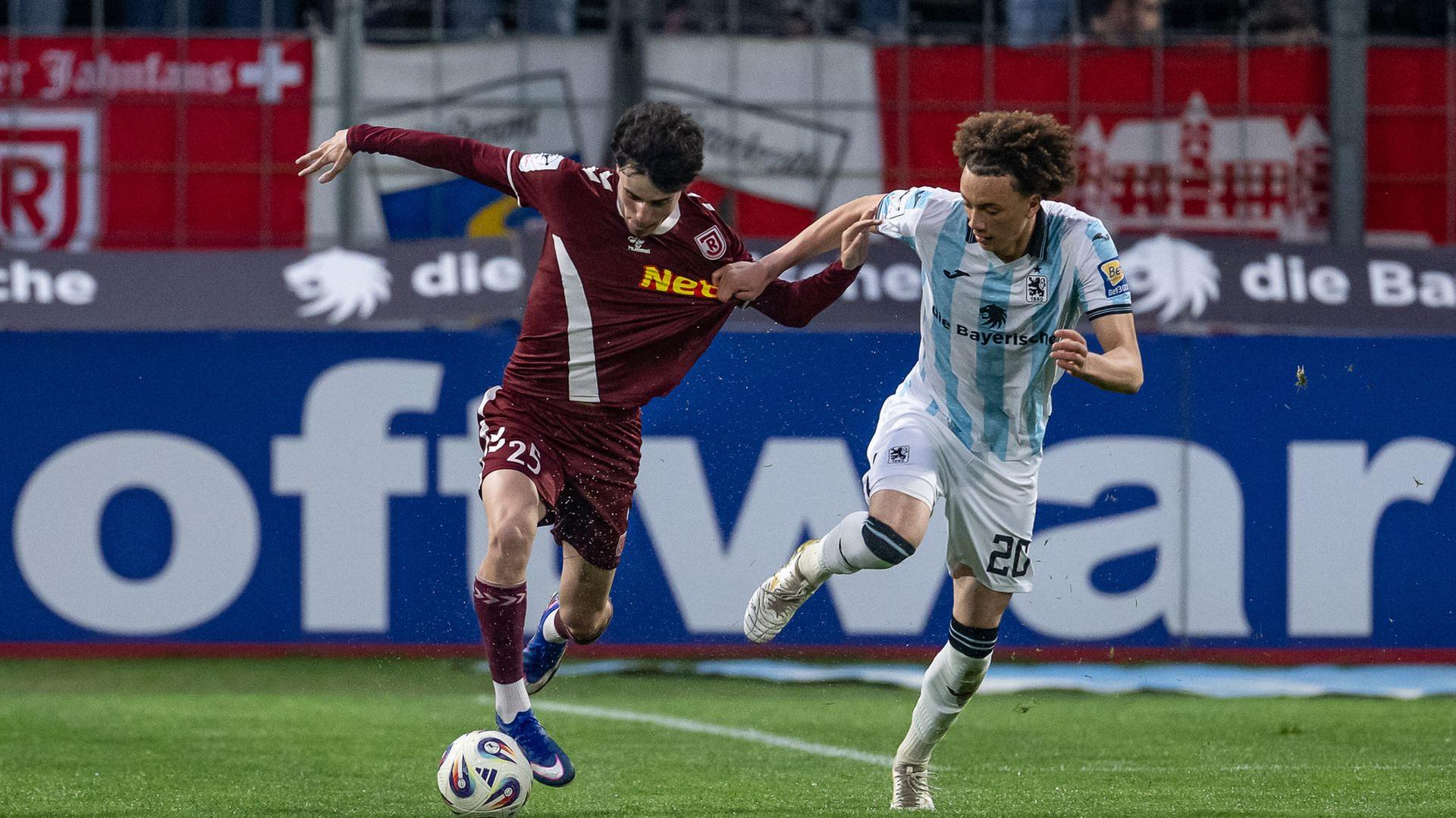 Haugen rettet Punkt für den TSV 1860 im Bayern-Derby gegen Regensburg