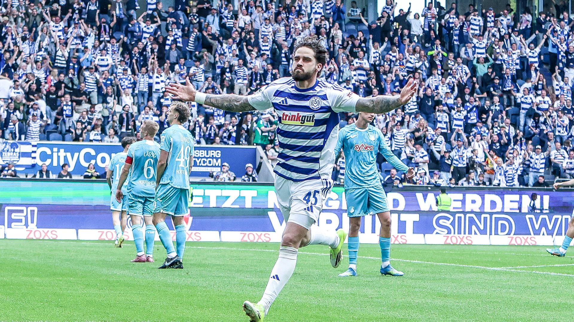 MSV Duisburg mit starkem Auftritt gegen Hoffenheim II – Lobinger glänzt mit Doppelpack