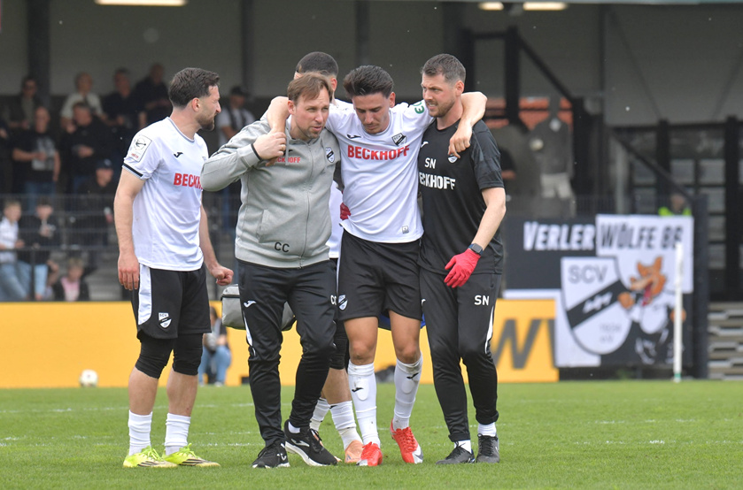 *Schock für den SC Verl: Timur Gayret mit Kreuzbandriss*