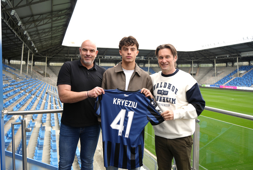 *Waldhof Mannheim verlängert Vertrag mit Talent Denis Kryeziu*