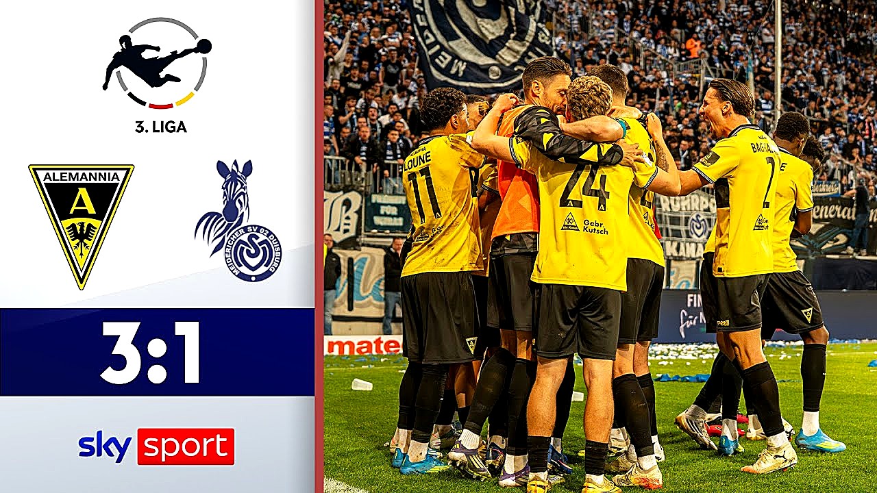 Aufstiegsträume geplatzt: Alemannia Aachen vs. MSV Duisburg im Highlight-Rückblick