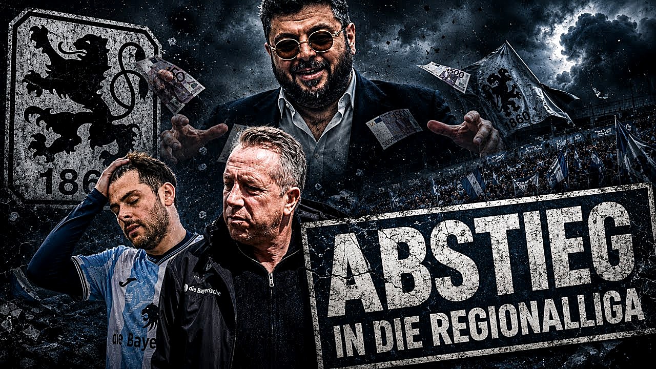 München im Schock: 1860 droht der Abstieg in die Regionalliga!
