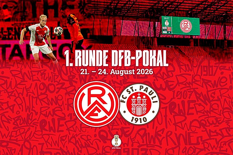RWE empfängt FC St. Pauli im DFB-Pokal