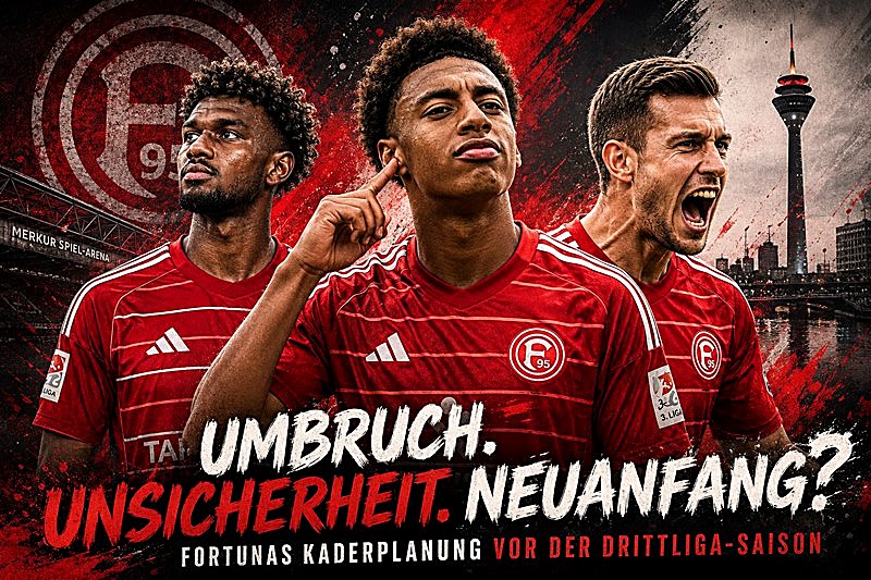 *Fortuna Düsseldorf: Kaderplanung in der Krise – Abgänge drohen*