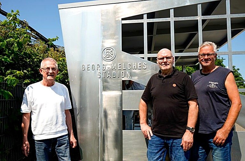 Wiederbelebung der Tradition: Die Haupttribüne des Georg-Melches-Stadions kehrt zurück