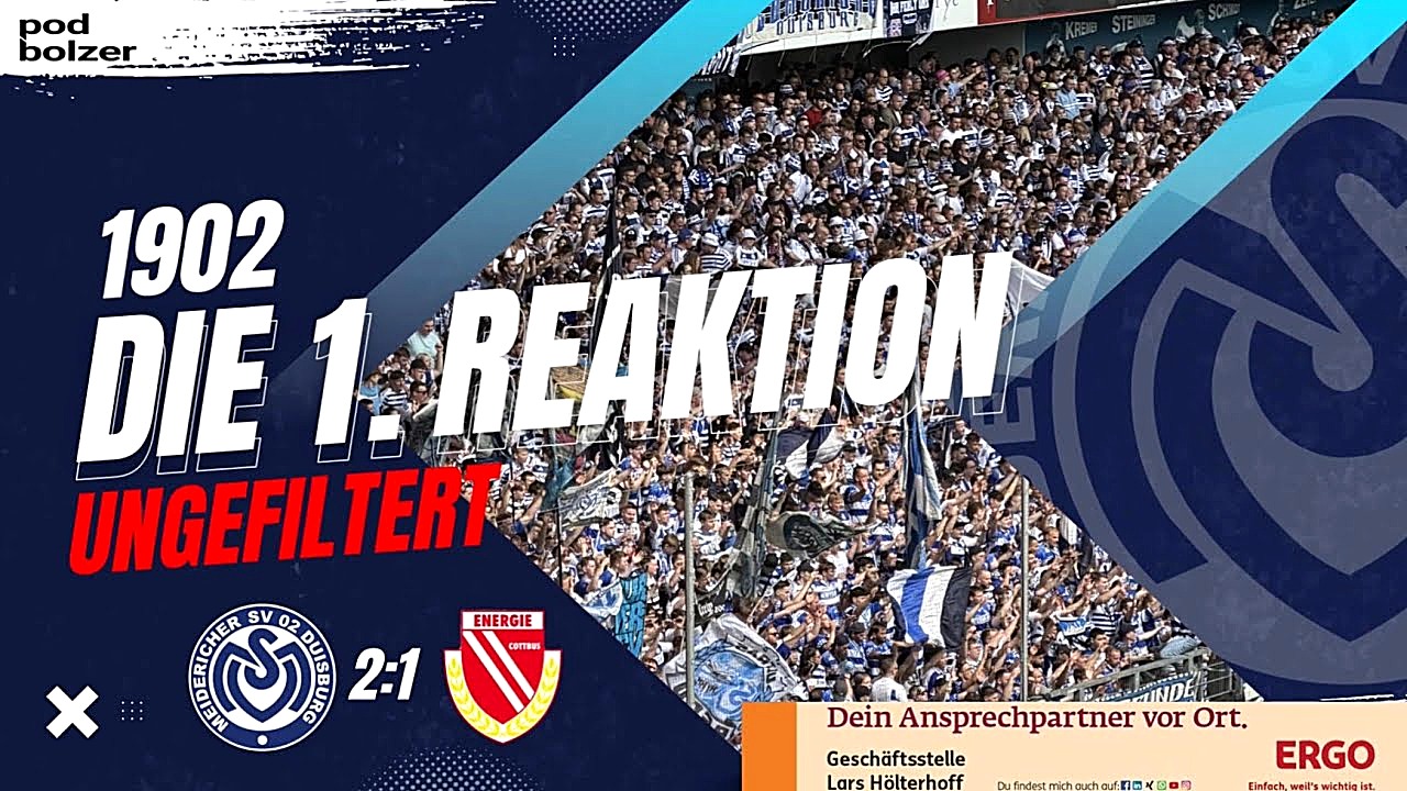 Aufstiegskrimi: Duisburg besiegt Cottbus! Die erste Reaktion!
