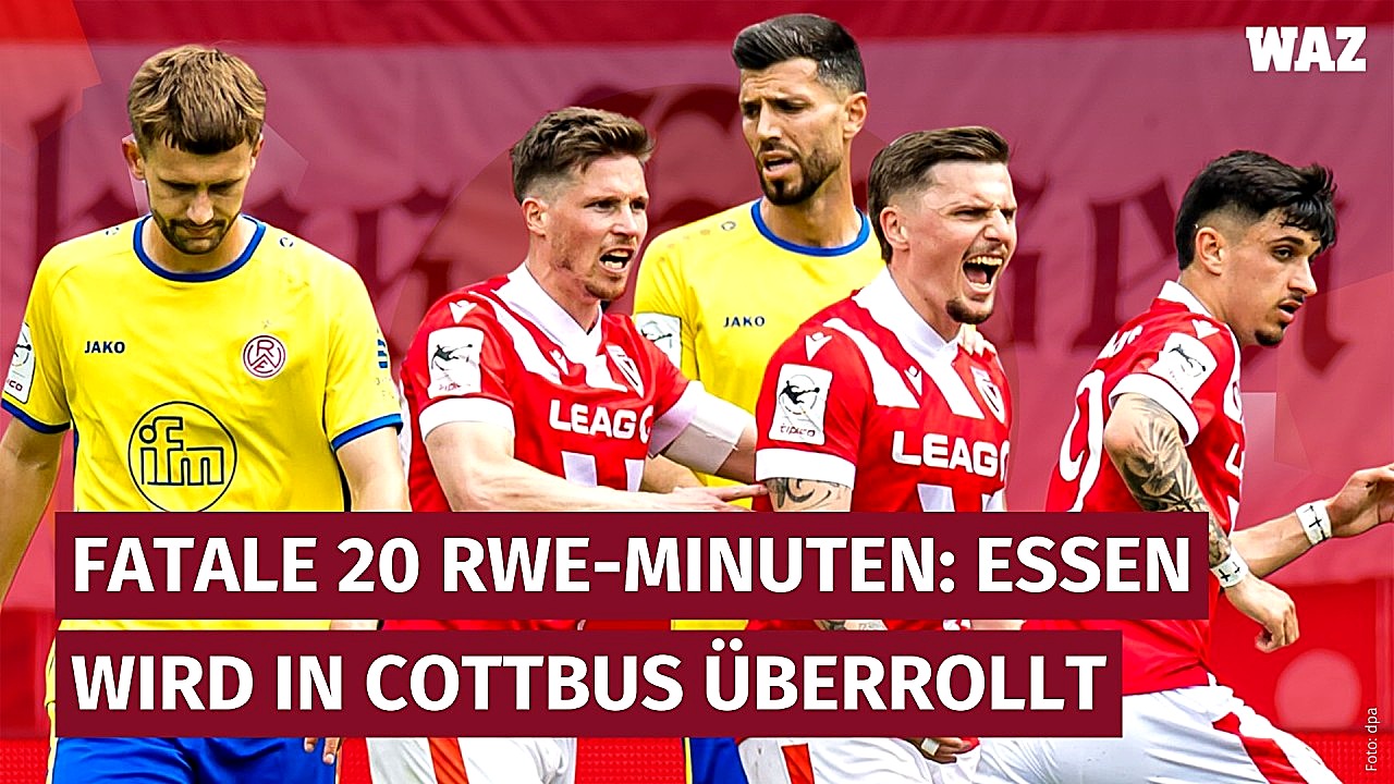 Cottbus-Chaos: Rot-Weiss Essen erlebt bitteres Fiasko und Streit um Wollitz
