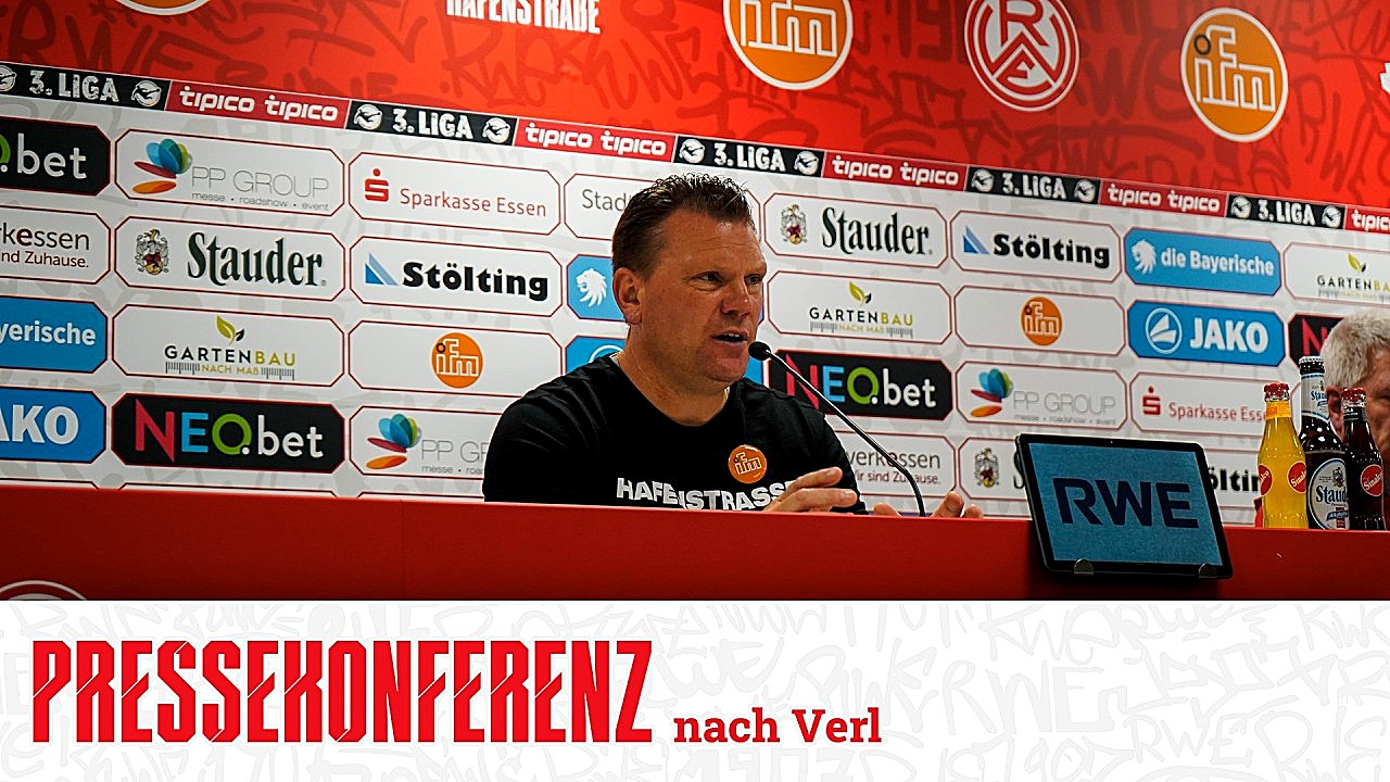 Nach dem Spiel: Stimmen aus der Pressekonferenz | SC Verl vs. RWE | #immeRWEiter #nurderrwe