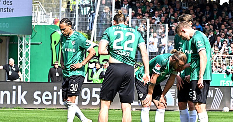SC Preußen Münster: Abstieg in die 3. Liga – Emotionale Reaktionen und der Blick nach vorn
