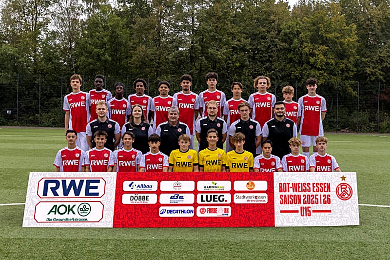 RWE-U15 vor historischer Chance: Meisterschaft und Pokal im Visier