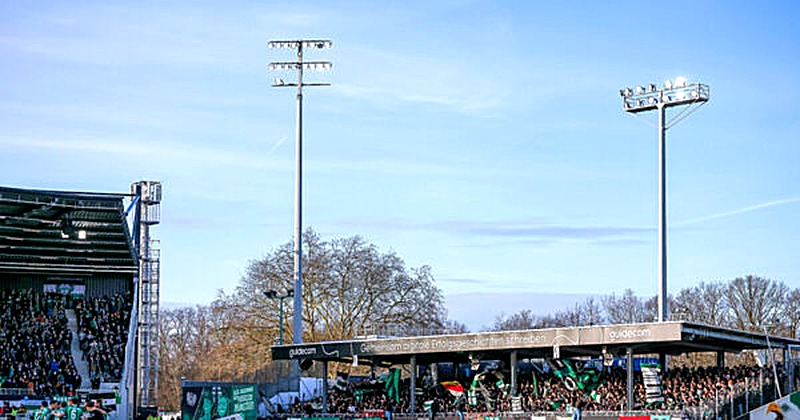 Umbau des Preußenstadions: Nordtribüne wird abgerissen