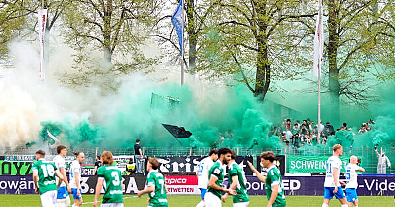 Geldstrafe für den 1. FC Schweinfurt nach Pyrotechnik-Einsatz