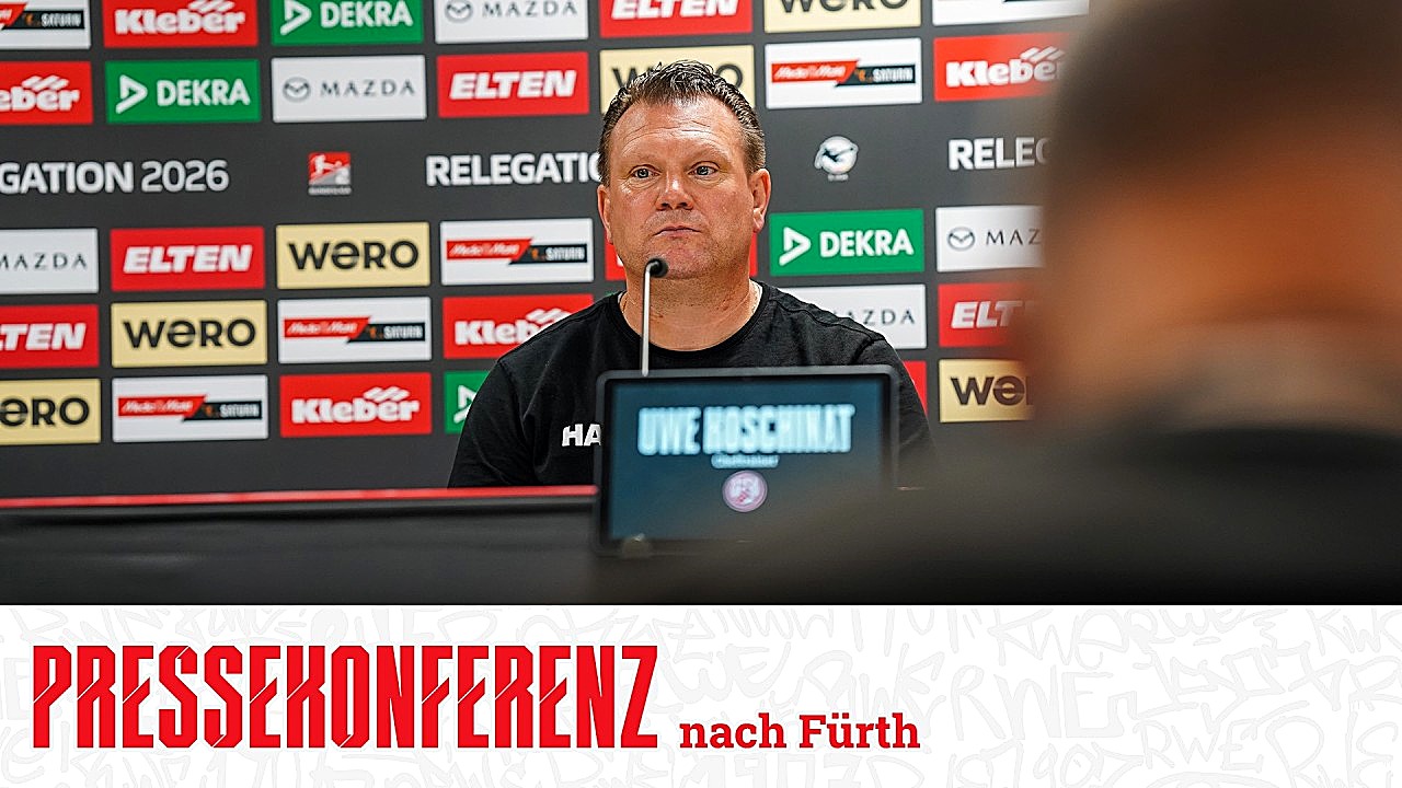 Relegationskrimi: RWE kämpft gegen Fürth - Pressekonferenz Highlights!