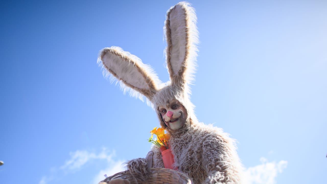 Die fröhlichen Abenteuer des Osterhasen in deutschen Einkaufszentren
