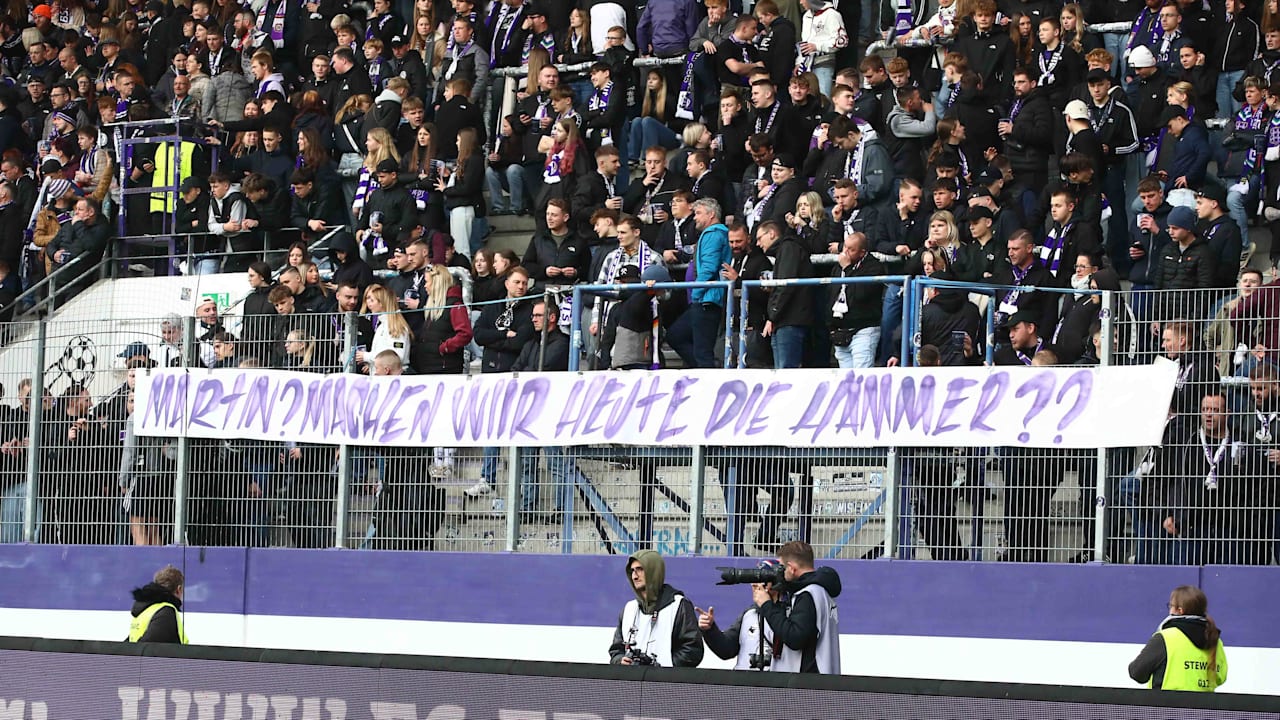 Druck auf die Klubführung: Aue-Fans fordern Klarheit und Veränderungen