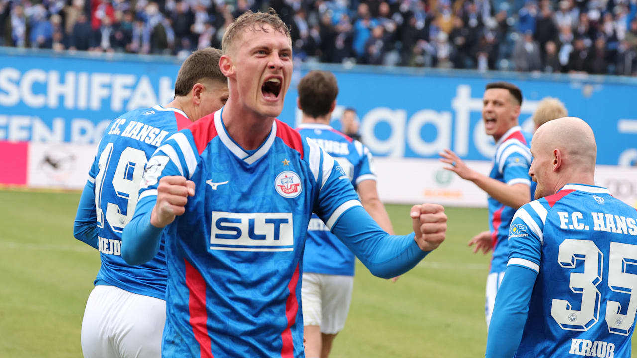 Hansa Rostock feiert mit 5:1-Sieg über Duisburg: Holten glänzt doppelt