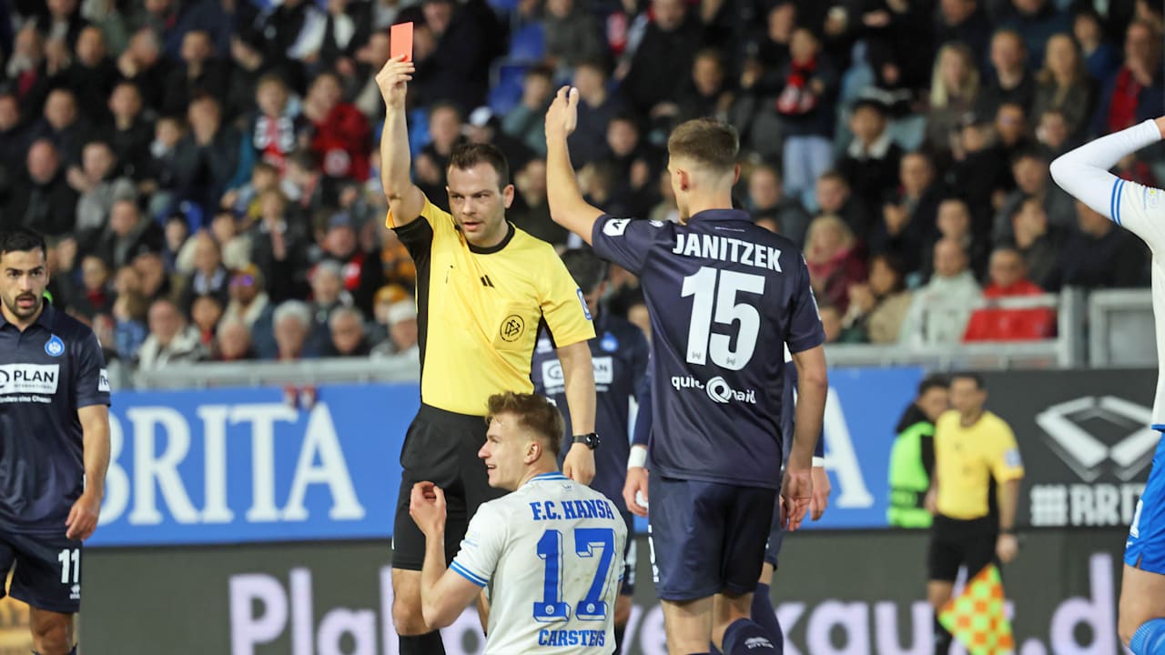Hansa Rostock erkämpft sich wichtigen Sieg, doch rot sorgt für Aufregung